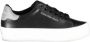 Calvin Klein Zwarte Polyester Platform Sneaker - Thumbnail 1