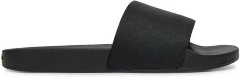 Calvin Klein Zwarte Pool Slide Sandalen