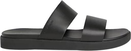 Calvin Klein Zwarte Sandalen Elegant Ontwerp Hoge Kwaliteit Black Heren