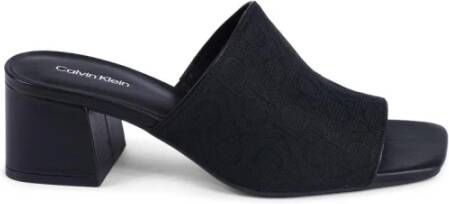 Calvin Klein Zwarte Sandalen met Bandjes