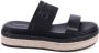 Calvin Klein Zwarte Sleehak Espadrille Sandaal - Thumbnail 1