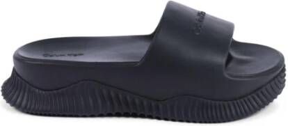 Calvin Klein Zwarte Slide Sandalen Lichtgewicht Kussengevoel