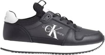 Calvin Klein Zwarte Sneakers Runner Sock Black Dames