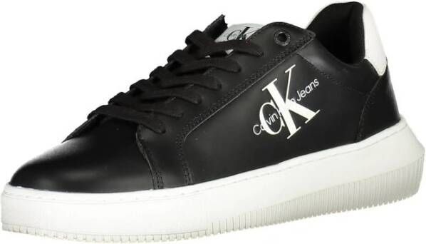 Calvin Klein Plateausneakers SEAMUS 20L vrijetijdsschoen lage schoen veterschoen met contrast bies