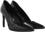 Calvin Klein Zwarte Stiletto Pump met Logo Applicatie Black Dames - Thumbnail 1