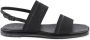 Calvin Klein Zwarte TweeBand Sandalen Ontwerp - Thumbnail 1