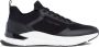 Calvin Klein Zwarte Vetersneakers Mix Vrije Tijd Black Heren - Thumbnail 1