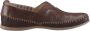 Camel Active Ambachtelijke heren loafers in mocha - Thumbnail 2