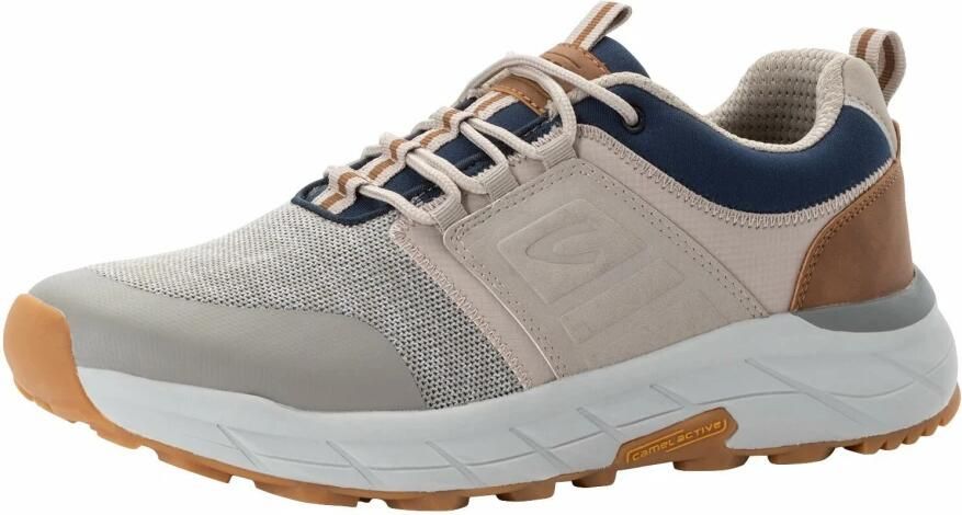 Camel Active Sportieve sneaker met leren details Maat menswear-41 Grijs - Foto 2