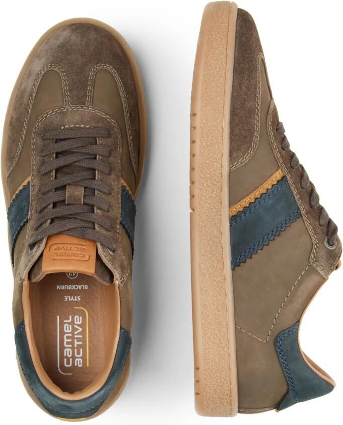Camel Active Sneaker met gekleurde zijstreep - Foto 2