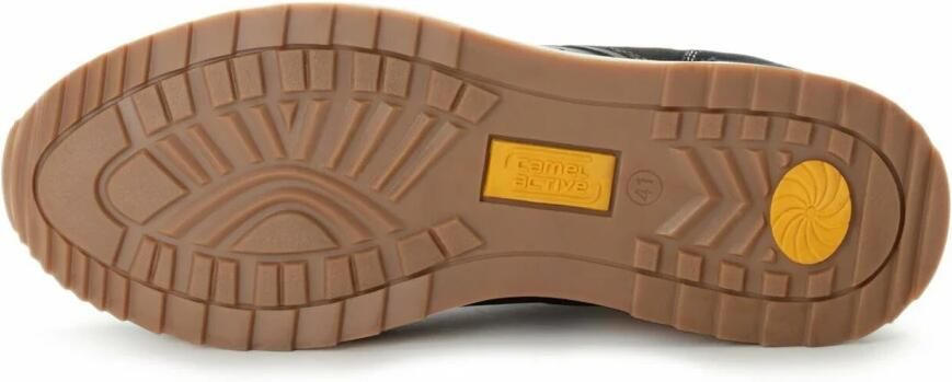 Camel active Sneakers runner sneaker veterschoen vrijetijdsschoen met leren voering