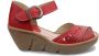 Camel active Comfortabele Oasis Damessandaal Red Dames - Thumbnail 2