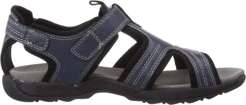 camel active Flat Sandals Blauw Dames