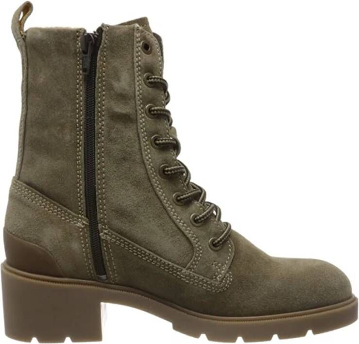 Camel Active Taupe enkellaarsjes voor dames