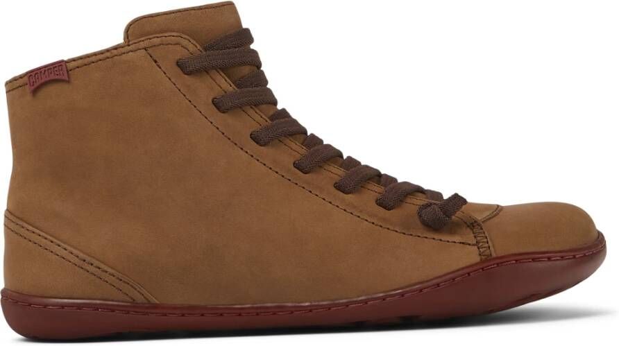 Camper Schoen geïnspireerd door blootsvoets lopen met 360° stiksels Brown Dames