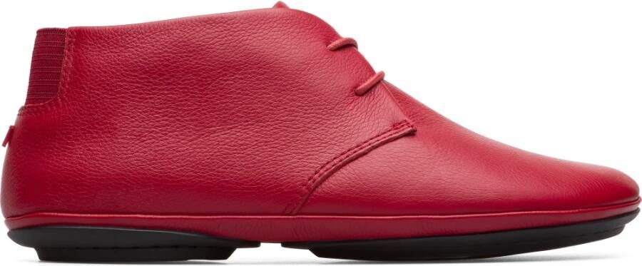 Camper Nina veterschoenen met vierkante neus Rood