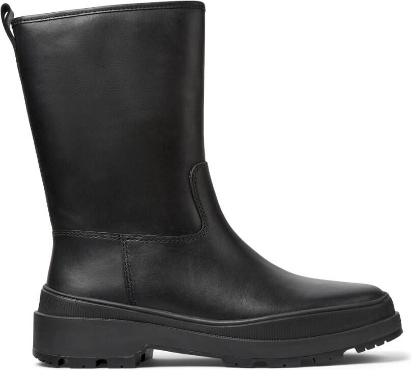 Camper Brutus Trek Leren Enkellaarzen Black Dames