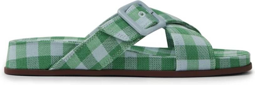 Camper Atonik Sliders Green Dames