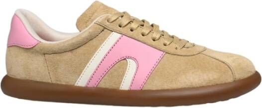 Camper Beige Casual Suède Damessneakers Beige Dames