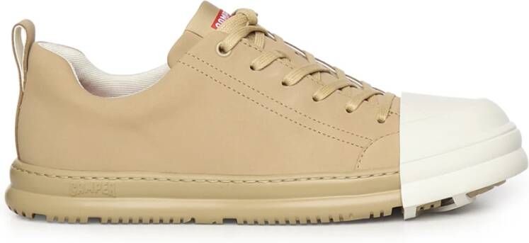 Camper Beige Nabuck Sneakers met EVA-zolen