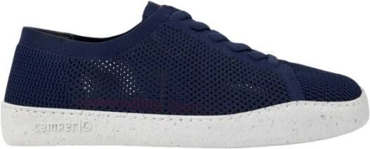 Camper Blauwe Casual Textiel Sneakers met Rubberen Zool Blue Heren