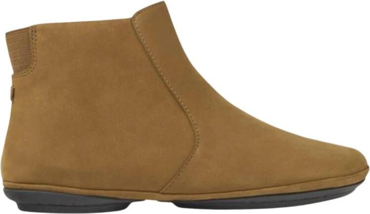 Camper Nina Enkellaarzen Right Stijl Brown Dames