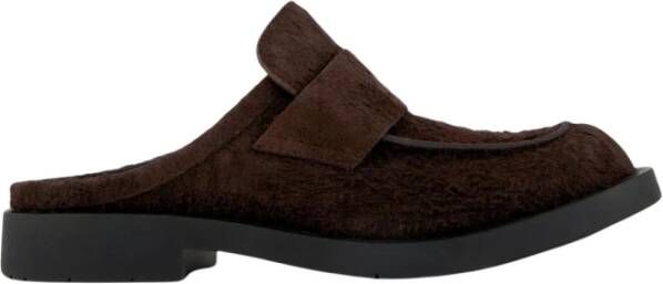 Camper Bruine Suède Loafer Schoenen Vrouwen