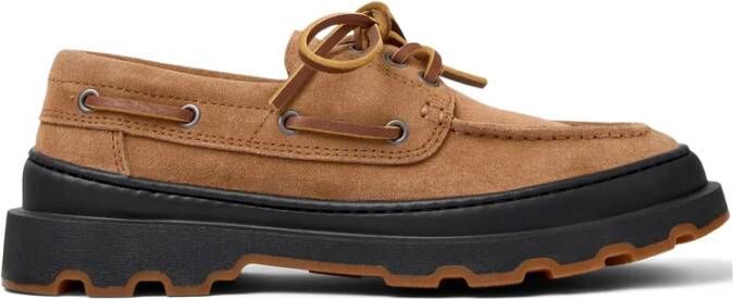 Camper Bruine Suède Veterschoenen