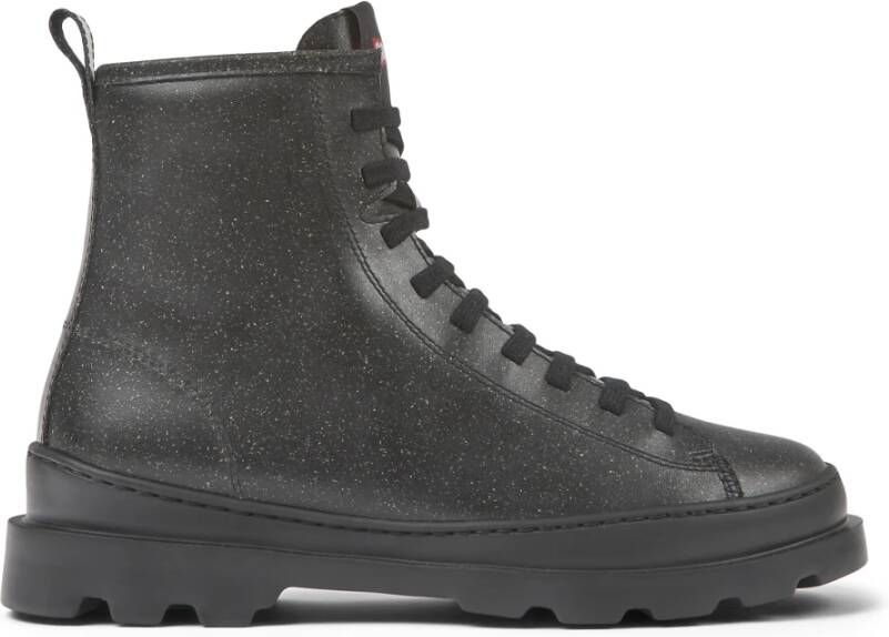 Camper Chunky Sole Enkellaarzen Zwart Vrouwen