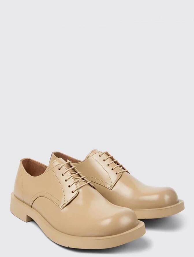 Camper Beige Brogue Chunky Sole Schoenen