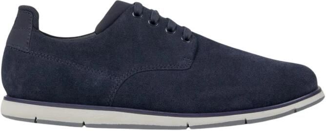 Camper Drift Suede Derby Casual Shoes Blue Sneakers