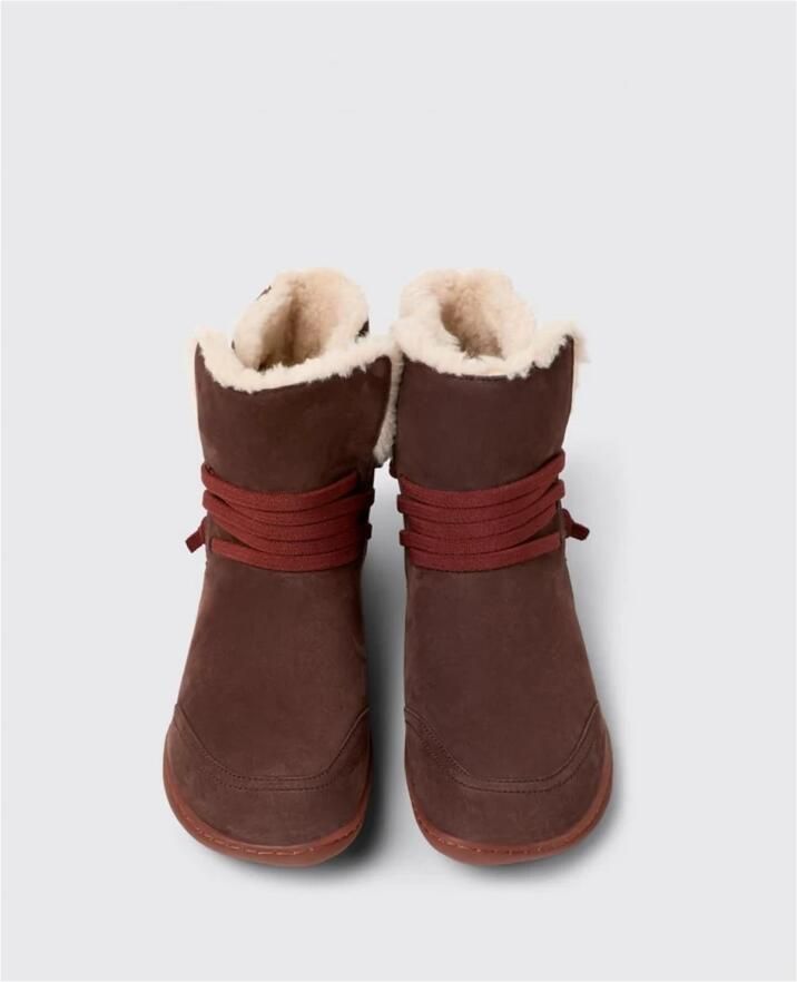 Camper Enkellaarsjes met Veters en Zijrits