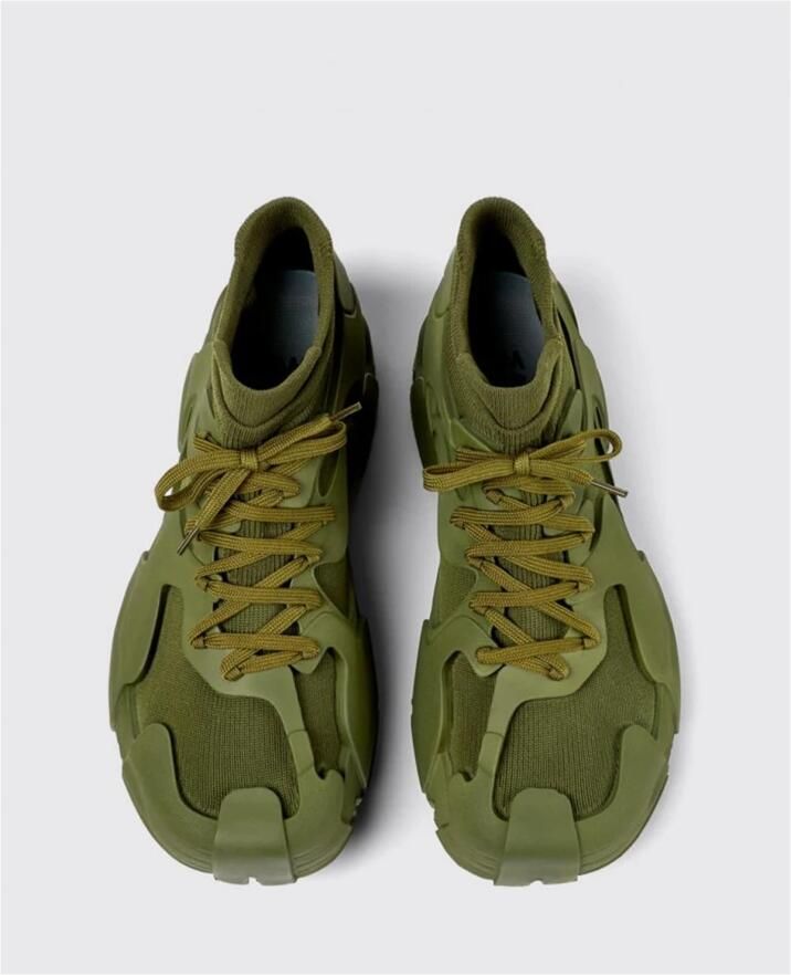 Camper Lab 001 Olive Sock Sneaker