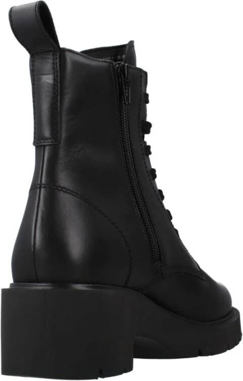 Camper Milah zwart leren enkellaarsjes -Hoogte hak - Foto 4