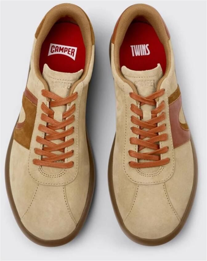 Camper Low-Profile Casual Shoes Beige Sneakers