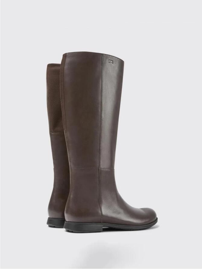 Camper Premium Leren Hoge Laarzen Brown Dames - Foto 7