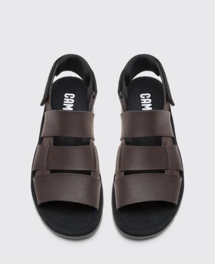 Camper Leren Sandalen met Bandsluiting Brown Heren - Foto 2