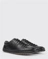 Camper Slimme Vulcanized Trainers met beschermende Foxing Tape Zwart Heren - Zwart