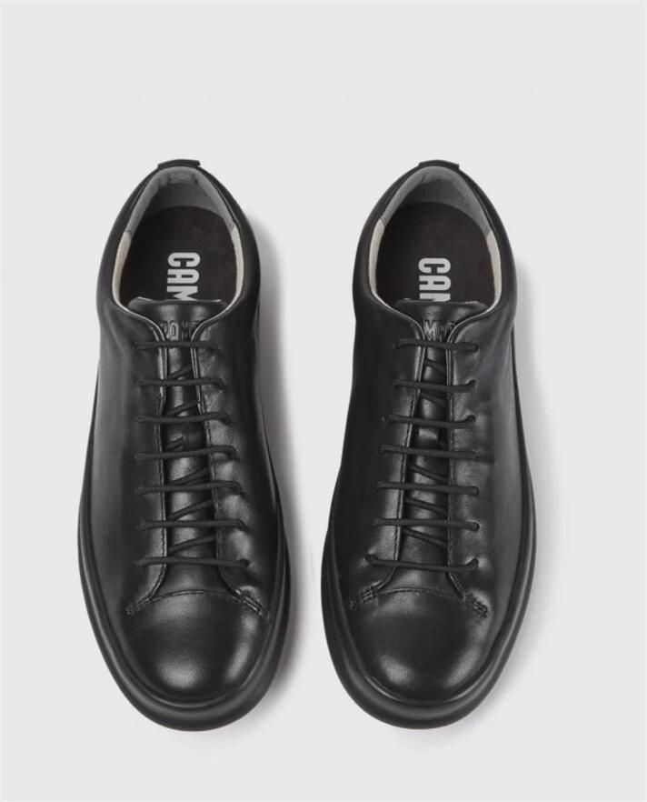 Camper Slimme Vulcanized Trainers met beschermende Foxing Tape Zwart Heren - Foto 7