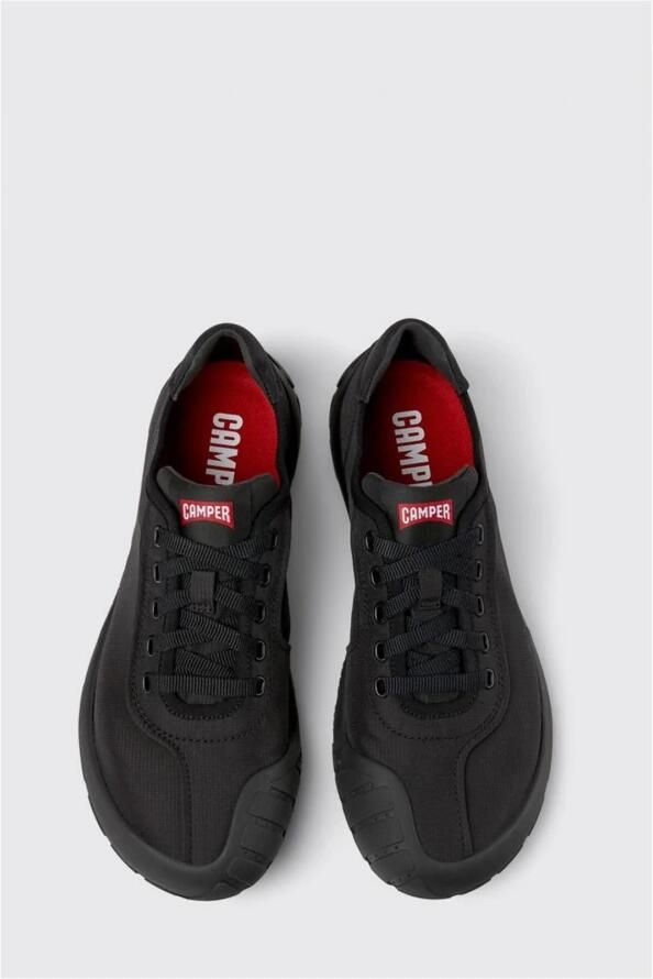 Camper Lichtgewicht Schoenen met Bovenwerk van Textiel en Vetersluiting