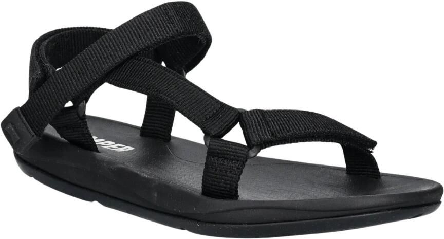 Camper Zwarte Casual Open Sandalen Dames Platte Sandalen Black