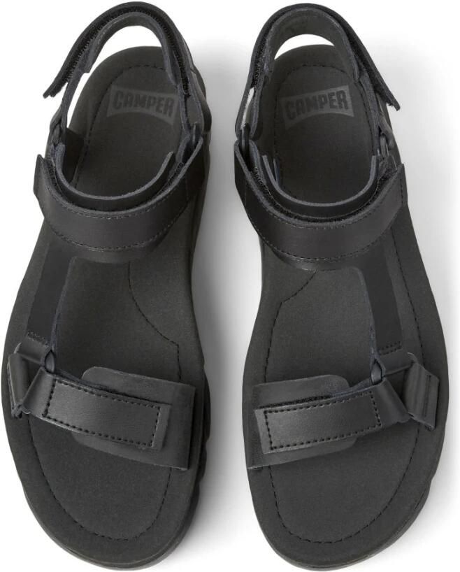 Camper Stijlvolle platte sandalen in zwart en oranje Black Dames - Foto 2