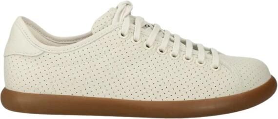 Camper Pelotas Soller Perforated Leather Sneakers Wo White