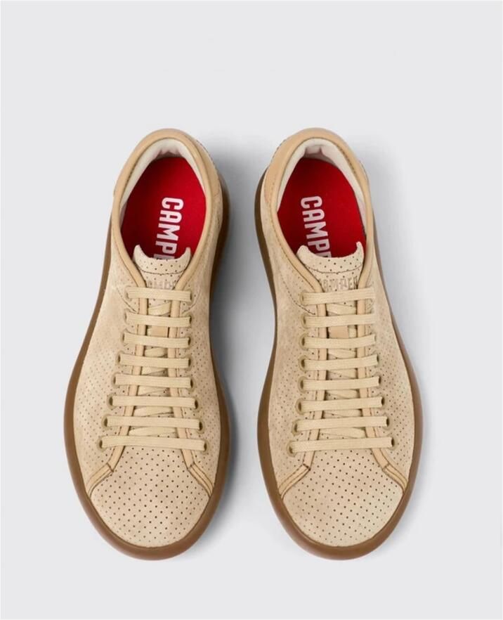 Camper Pelotas Soller Perforated Sneakers Wo Beige - Foto 3