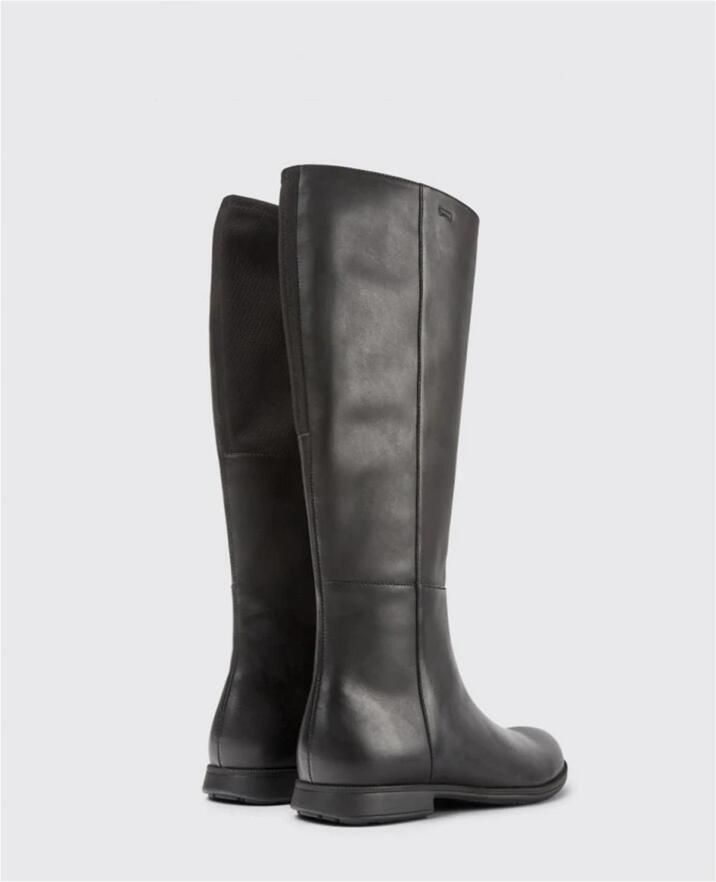 Camper Stijlvolle Leren Regenlaarzen Black Dames - Foto 3