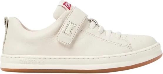 Camper Runner Sneaker Leather HookandLoop Kids White