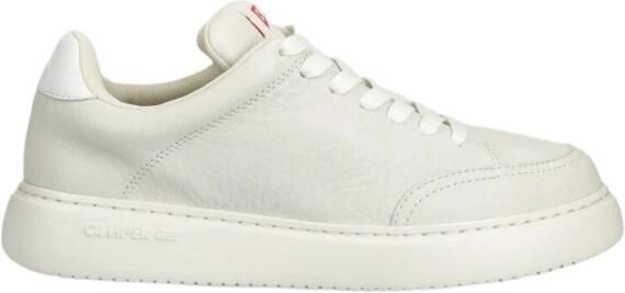 Camper Stylish Leather Sneakers with Lace-Up Closure and Cushioned Sole for