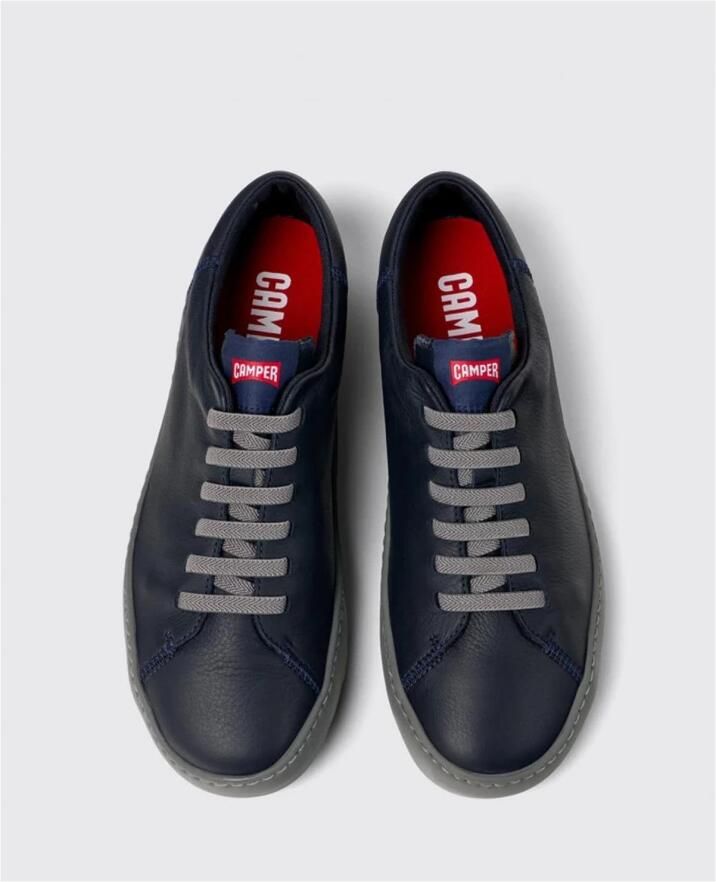 Camper Leather Casual Shoes Blue Sneakers - Foto 3