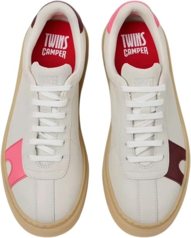 Camper Runner Twentyfive Twins Sneaker Damen Wit Natuurlijk - Foto 3