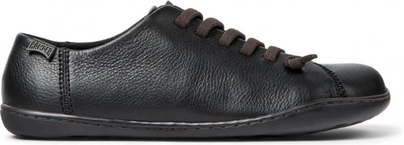 Camper Beetle Laceup Casual Leather Shoes Wo Black Sneakers